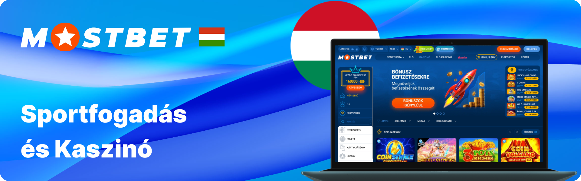 MostBet Magyarország: Sportfogadás és Kaszinó